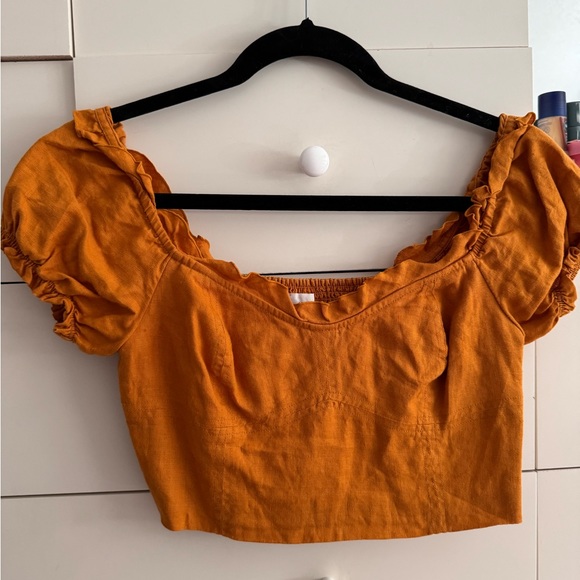 Wilfred Linen crop top - Picture 1 of 3